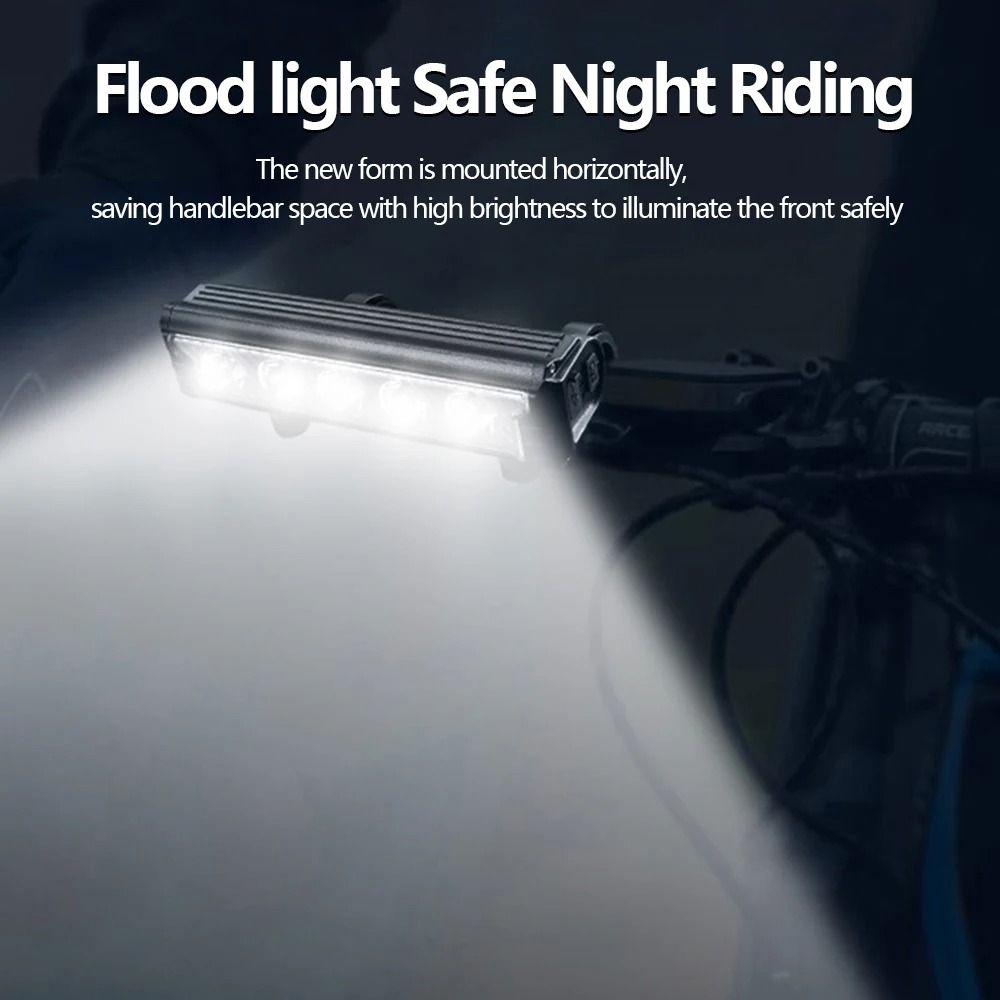 Rechargeable Bicycle Front Light Waterproof LED Bike Headlight
