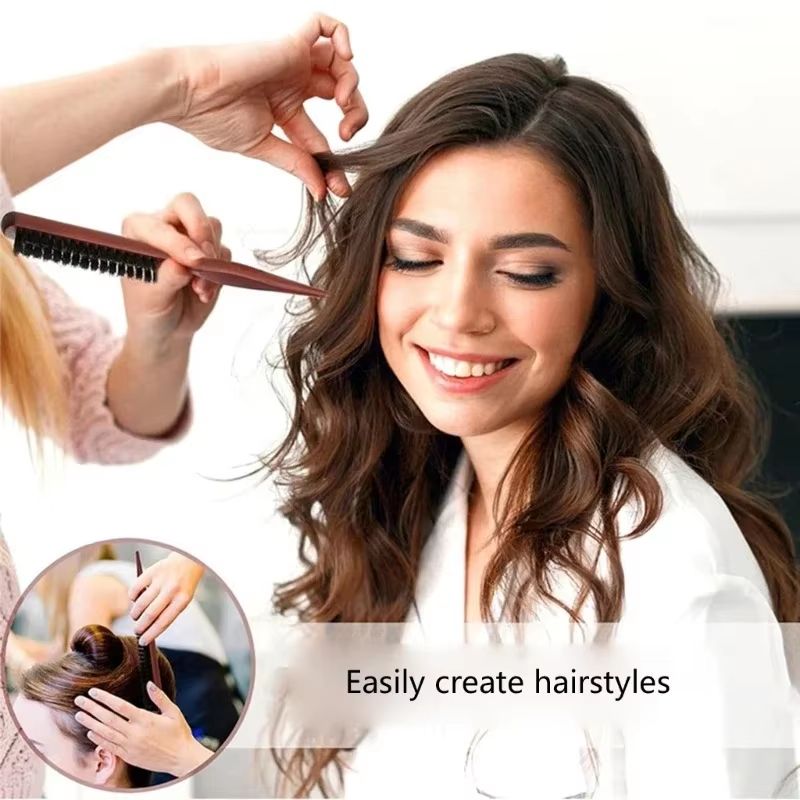 Versatile Mane Bristle Hair Brush Styling Set