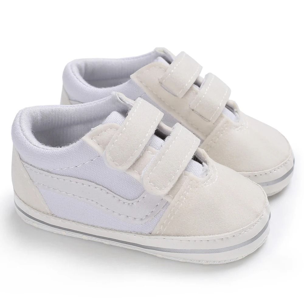 Soft Canvas Baby Walking Shoes with Flexible Sole