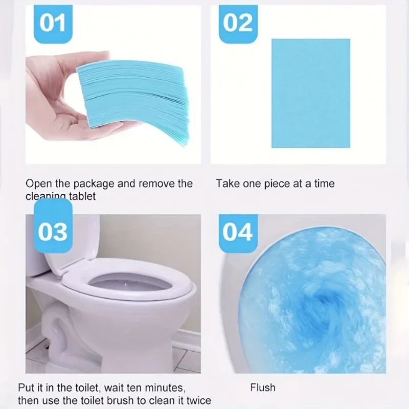 Toilet Cleaning Tablets Deodorizer Set