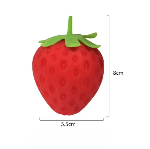 Strawberry Squishy Stress Ball soft Sensory Squeeze Toy for Kids & Adults