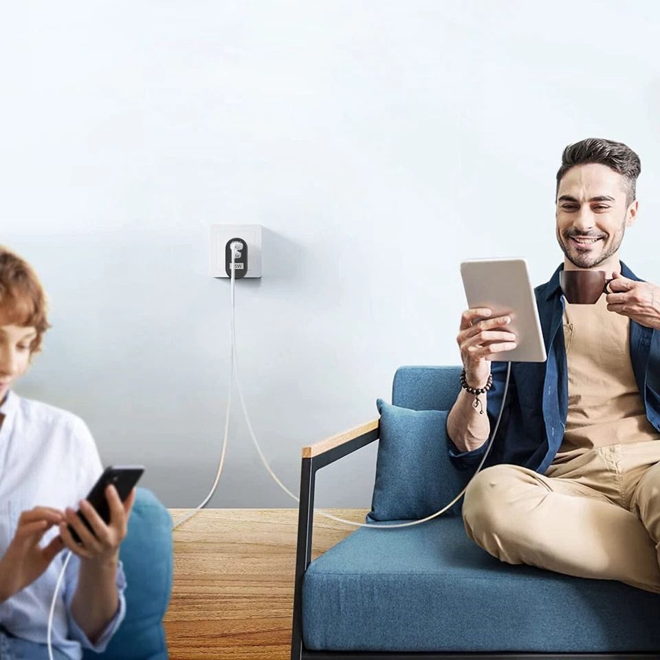 Type C Fast Wall Charger, Adapter for iPhone, Samsung, MacBook, iPad, USB-C Fast Charging