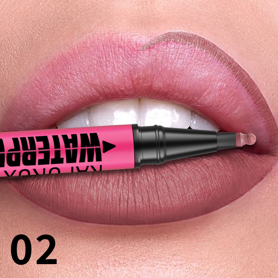 Liquid Matte Lipliner Pencil Waterproof Plumping Lip Stain Natural Lip Liner Outline Contour Makeup