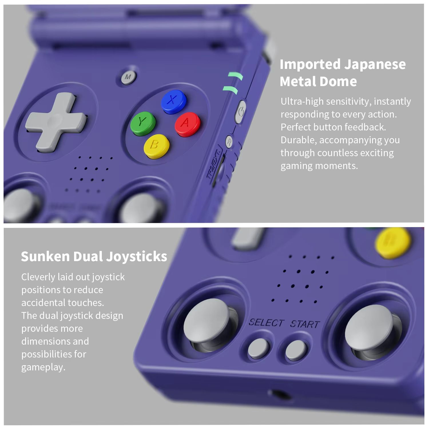 Anbernic RG34XXSP Retro Handheld Game Console – Flip Design with 3.4