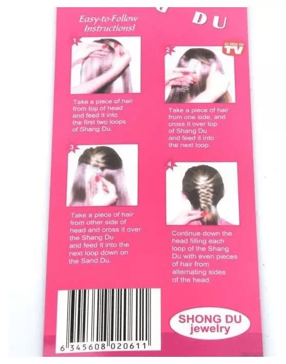 Magic Styling Stick DIY Hair French Braid Clip, Heatless Hair Curlers, Easy-to-Use Bun Maker Tool for Quick Hair Styling