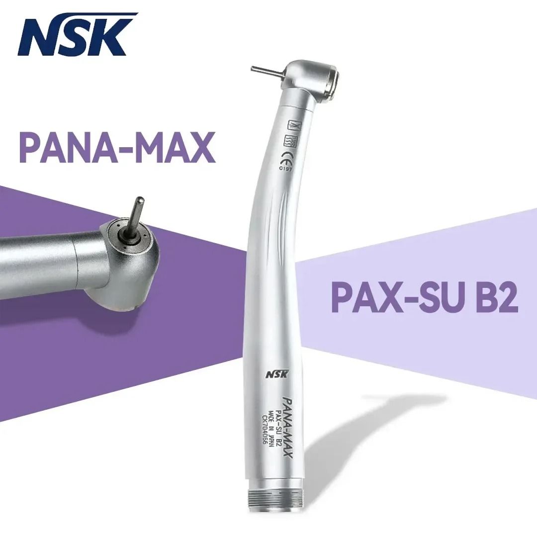 Dental High Speed Handpiece Air Turbine with Single Water Spray Stainless Steel Push Button 2/4 Hole