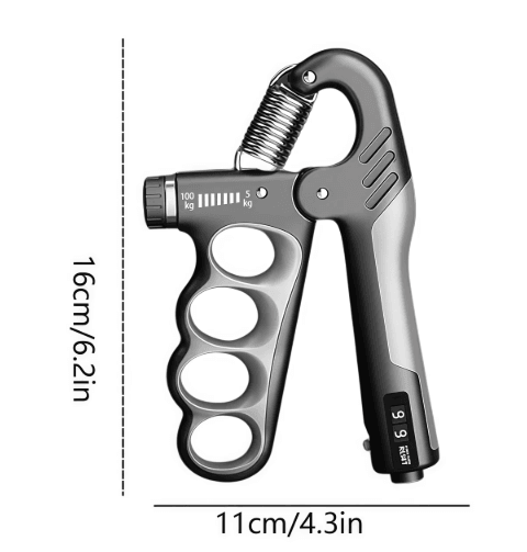 5–100KG Adjustable Hand Gripper – Wrist and Forearm Strengthener with Grip Dynamometer