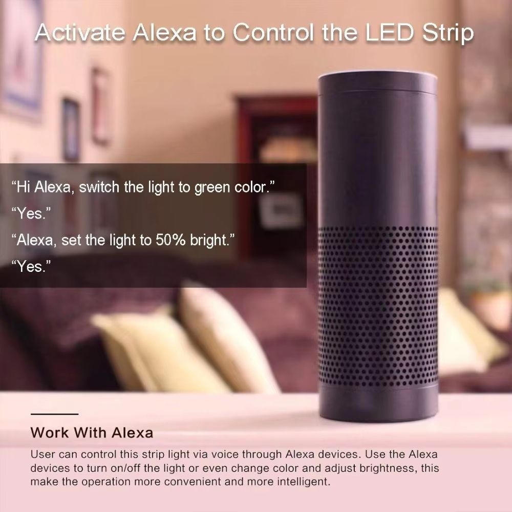 Tuya Smart WiFi RGB LED Under Cabinet Puck Light Kit DC12V