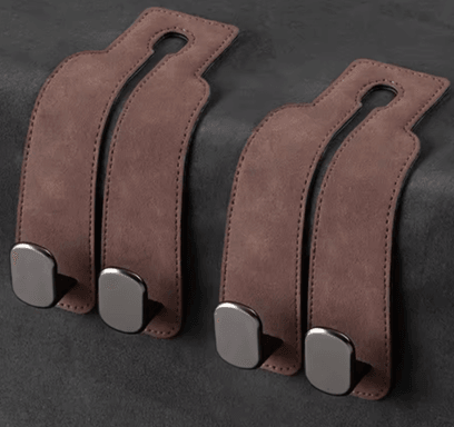 Soft Leather Car Seat Headrest Hook