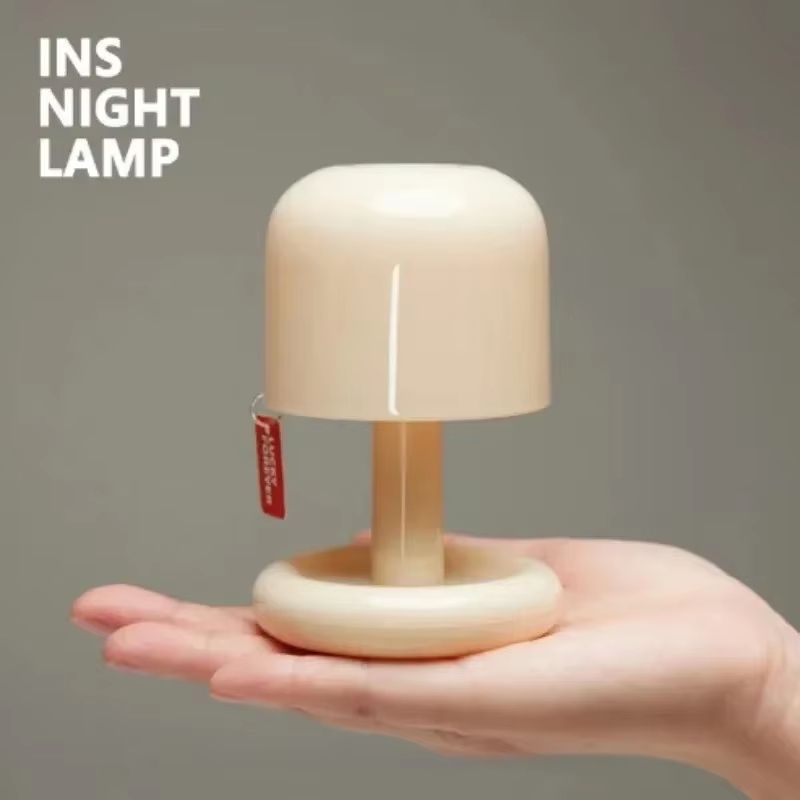 Mini Sunset Mushroom LED Night Lamp USB Rechargeable Ambient Light