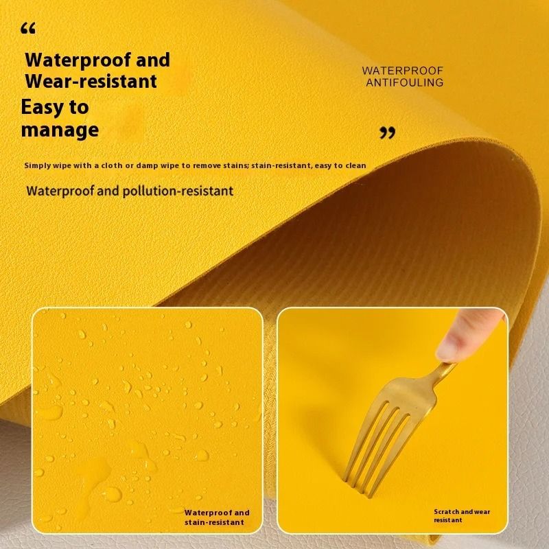 Stain Resistant Leather Computer Desk Mouse Pad Waterproof Writing Mat