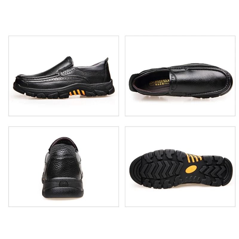 Handcrafted Genuine Cowhide Slip On Loafers