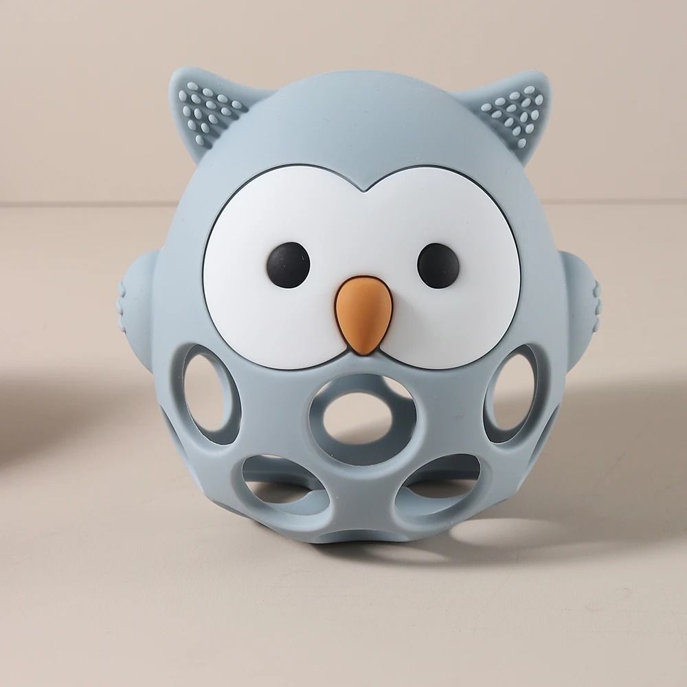 Hoot-Soothe Silicone Owl Teething Mitten