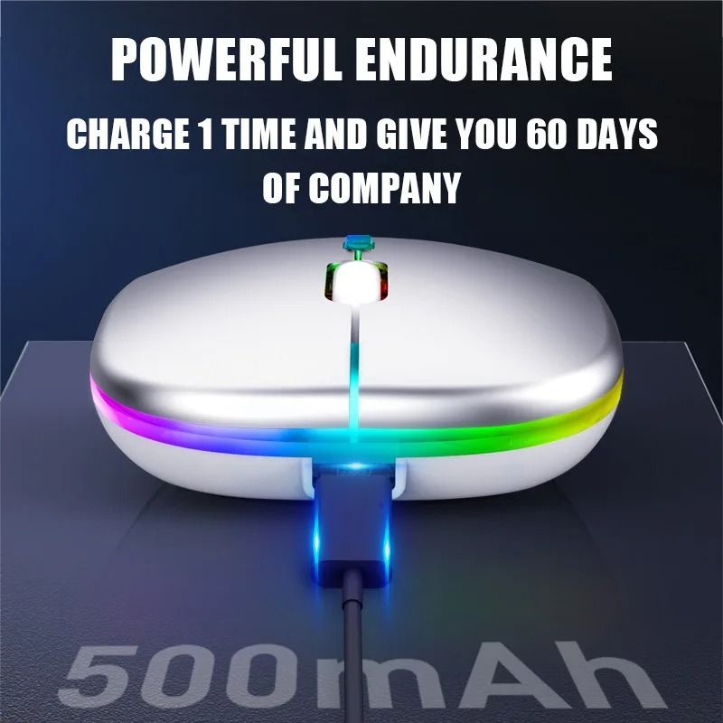 Luminous Dual-Mode Wireless Charging Mouse