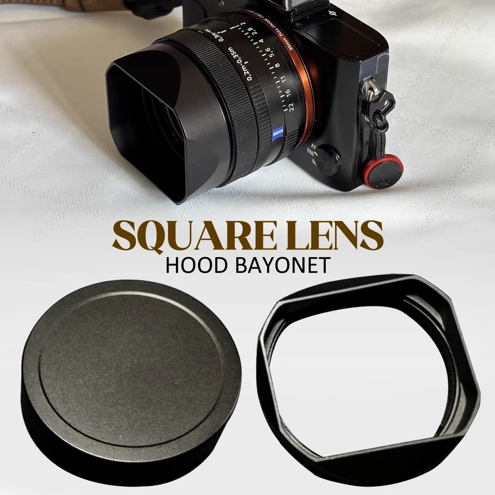 Square Bayonet Lens Hood