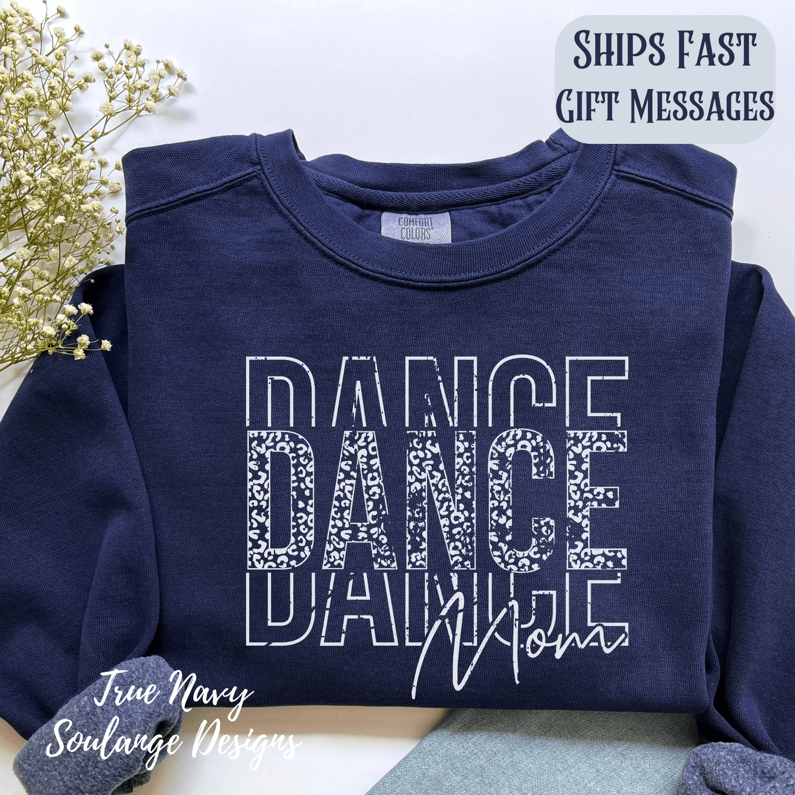 Comfort Colors Dance Mom Sweatshirt Crewneck Mama Gift Cozy Dance Mom Apparel