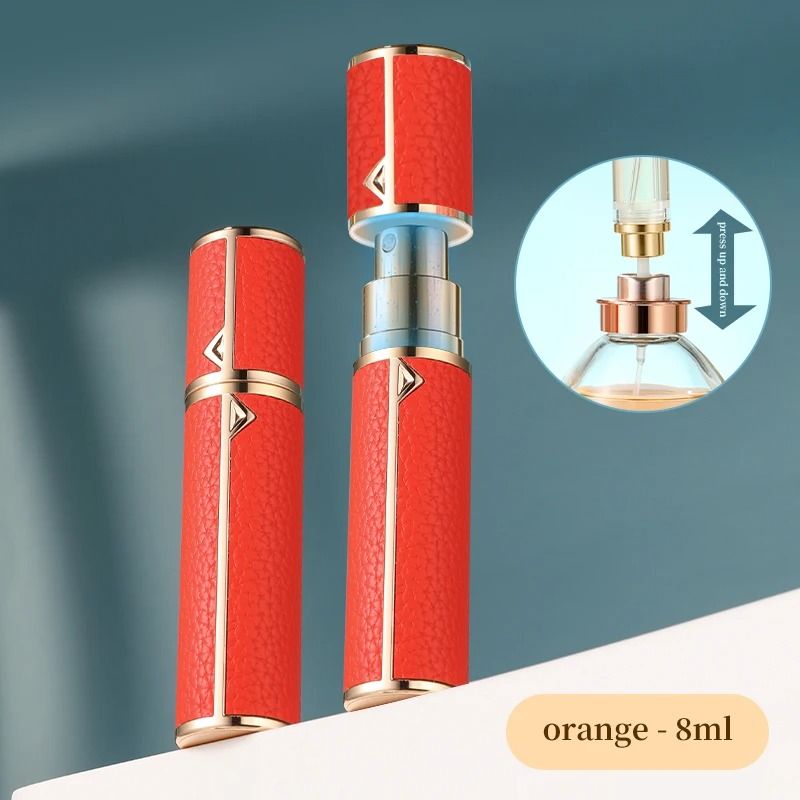 5ml PU Leather Mini Perfume Atomizer Spray Bottle