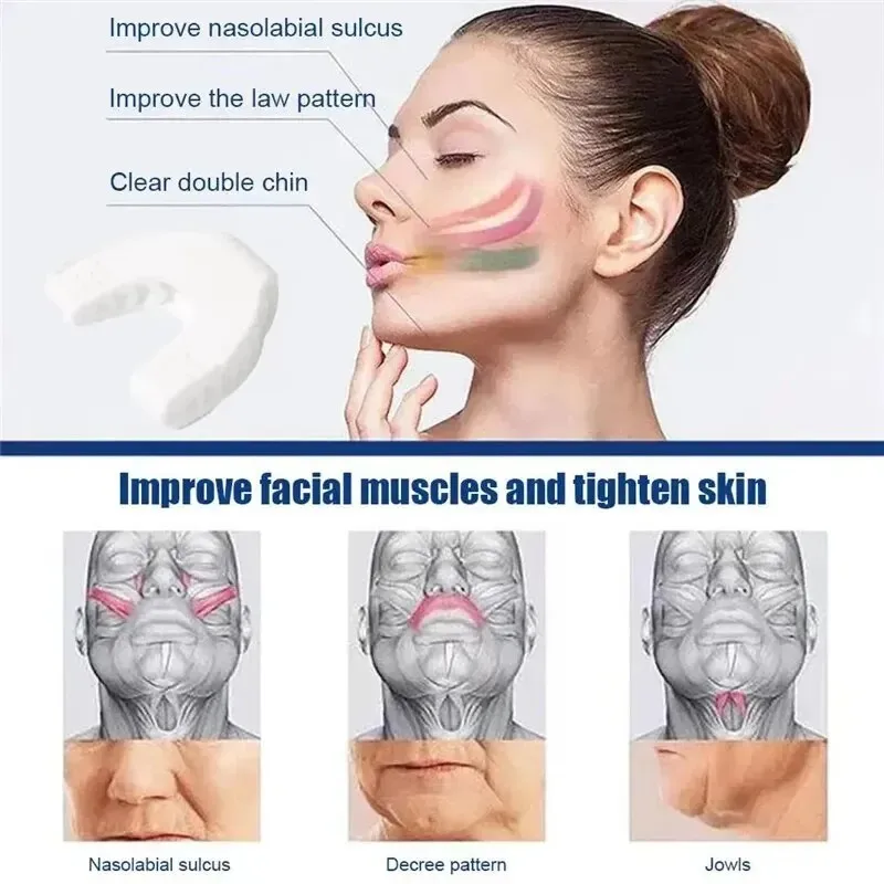 Facial Mouth Jaw Exerciser, Jawline Muscle Fitness, Chew Ball Bite Breaker, Face Training Equipment