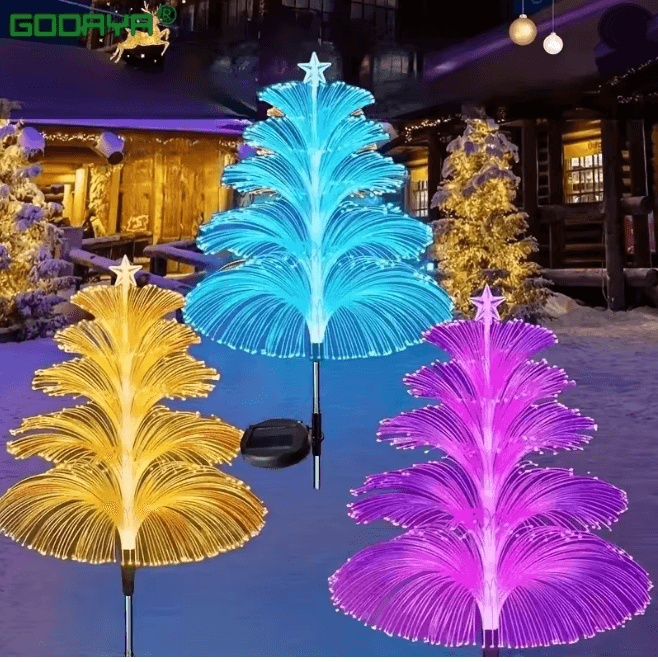 Solar Jellyfish Garden Lights Color Changing Outdoor LED Stake Lights for Yard and Pathway Decor