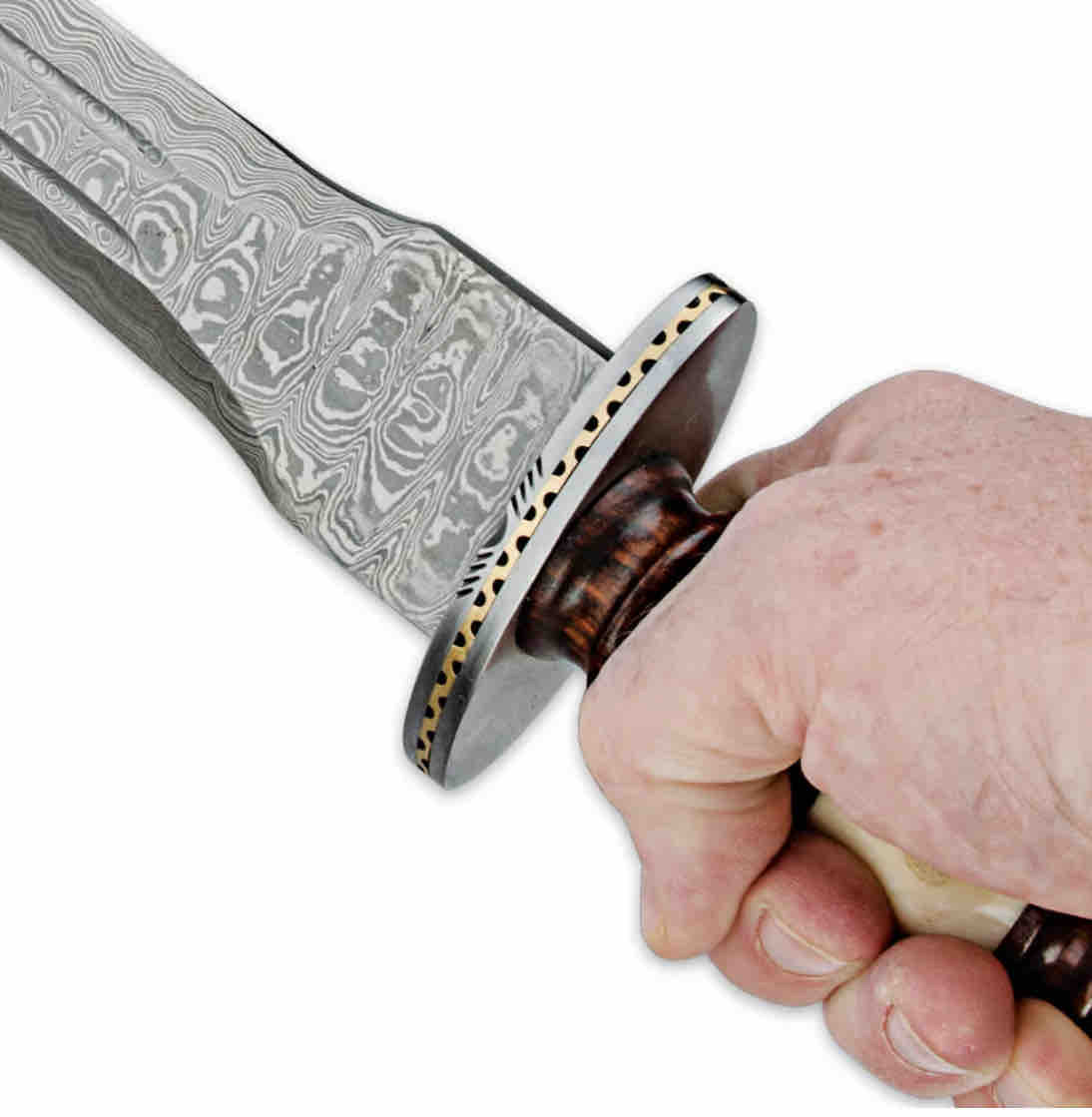 Replica Legends In Steel Renaissance Sword , Groomsmen Gift , Damascus Steel Sword With Leath Sheath , Medieval Sword