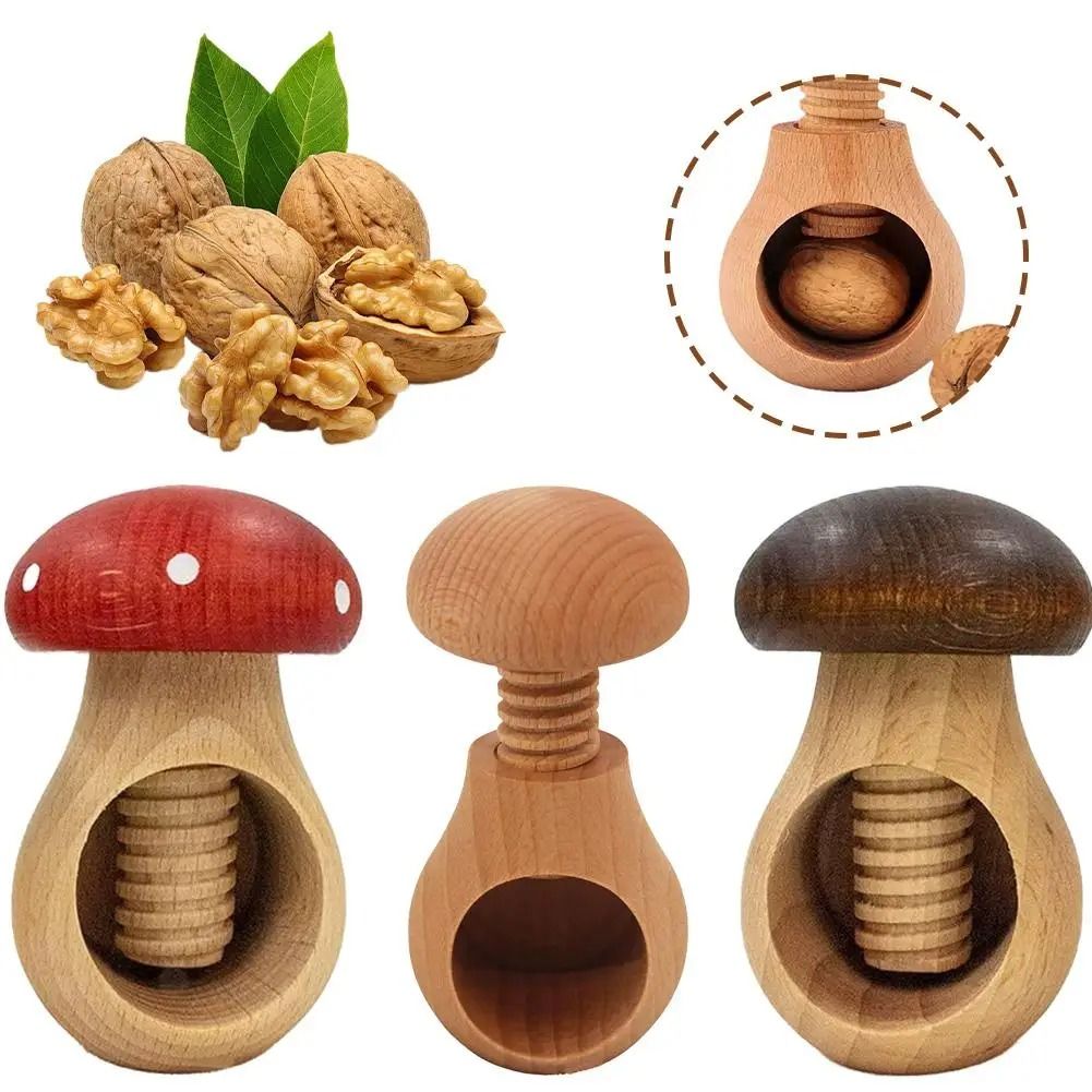 Walnut Cracker Adjustable Mushroom Shape Nutcracker