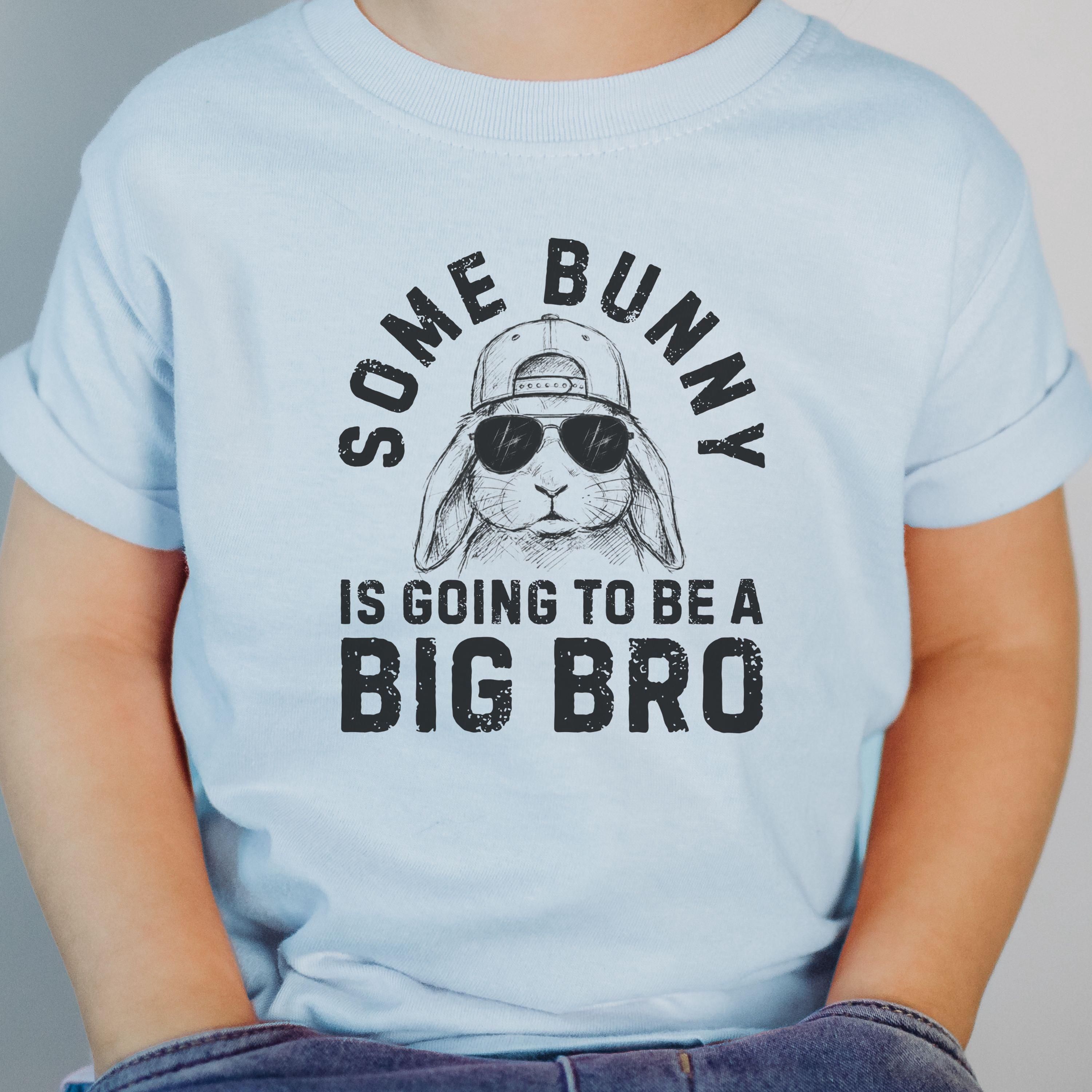 Big Brother Announcement Shirt Some Bunny Is Going to Be a Big Bro Easter Baby Reveal Tee