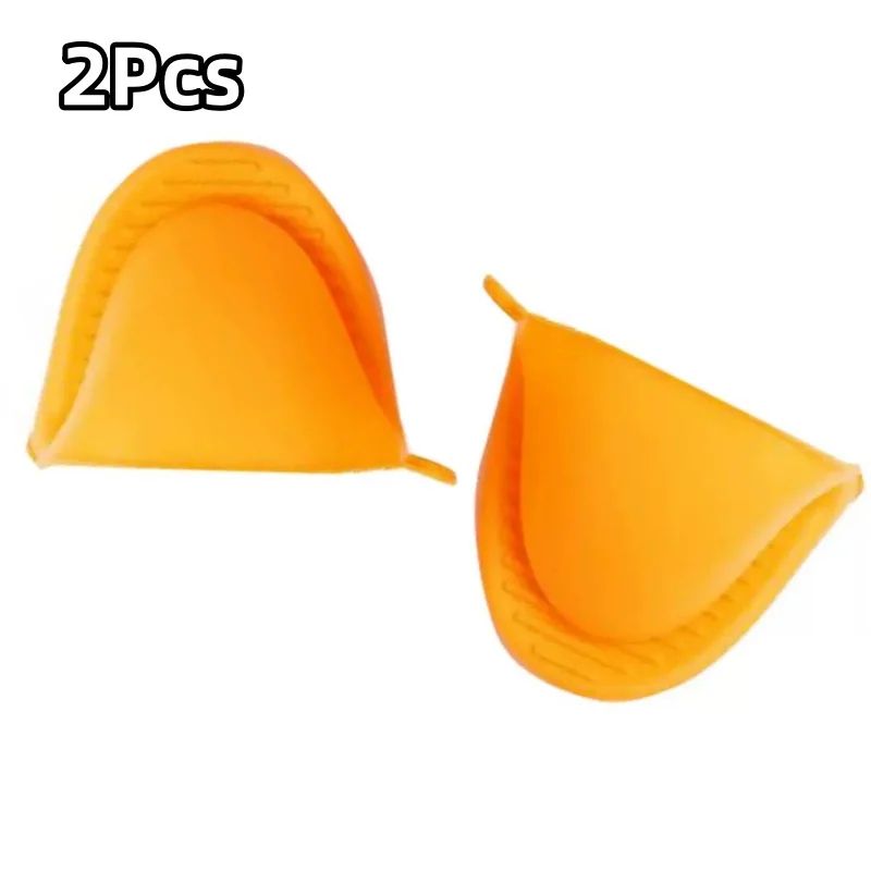 Silicone Pot Holder Gloves Heat Resistant Set