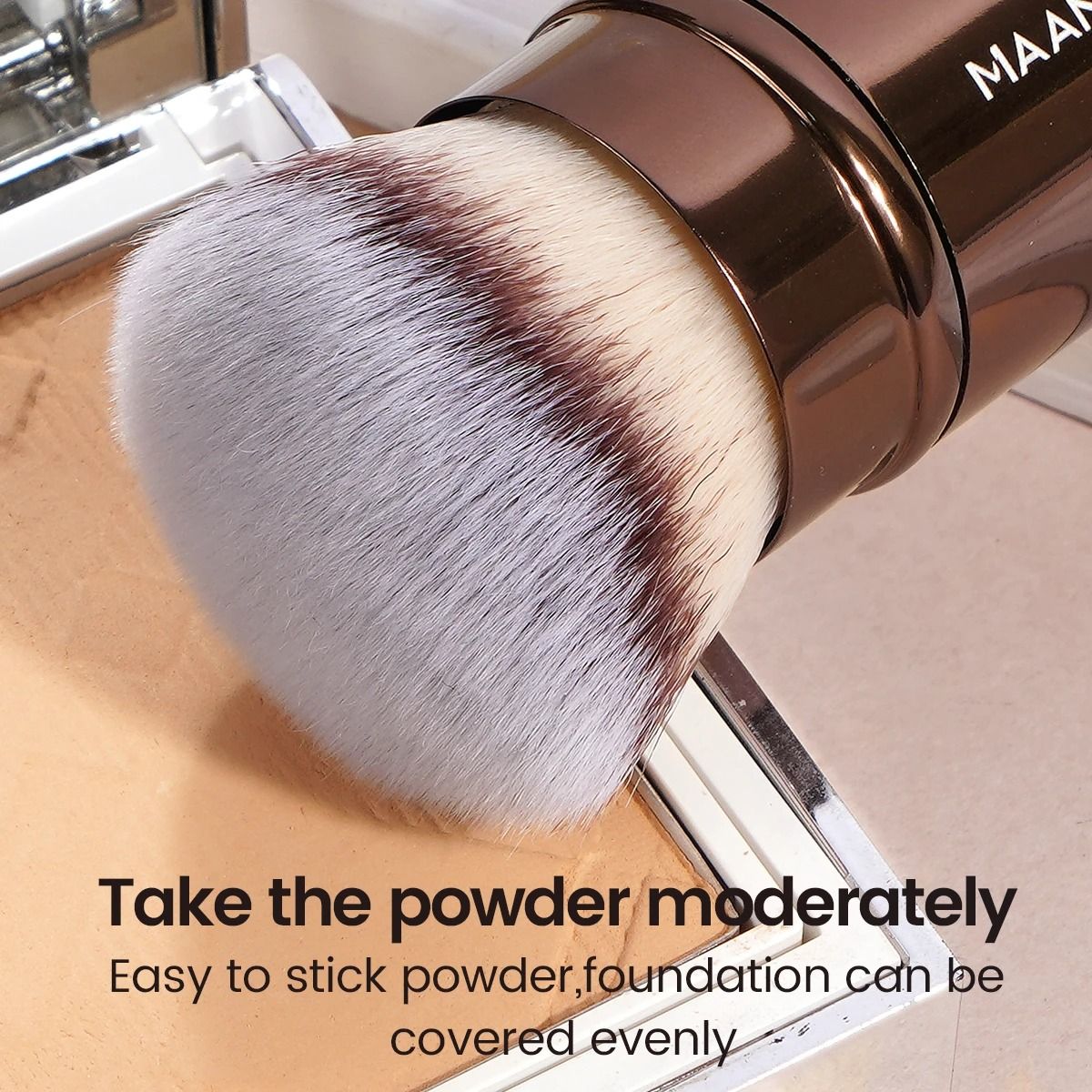 Maange Makeup Brushes Double Head Foundation Powder Concealer Blusher Bronzer Makeup Brush