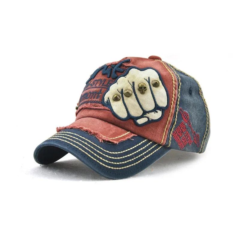 Urban Rivet Letter Duckbill Baseball Cap – Adjustable Casual Streetwear Hat