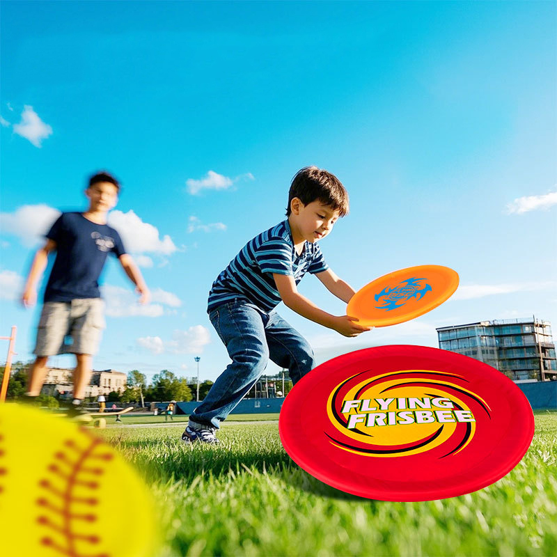 Oxford Fabric Soft Frisbee for Kids Outdoor Fun UFO Puzzle Toy, Parent Child Sports Game