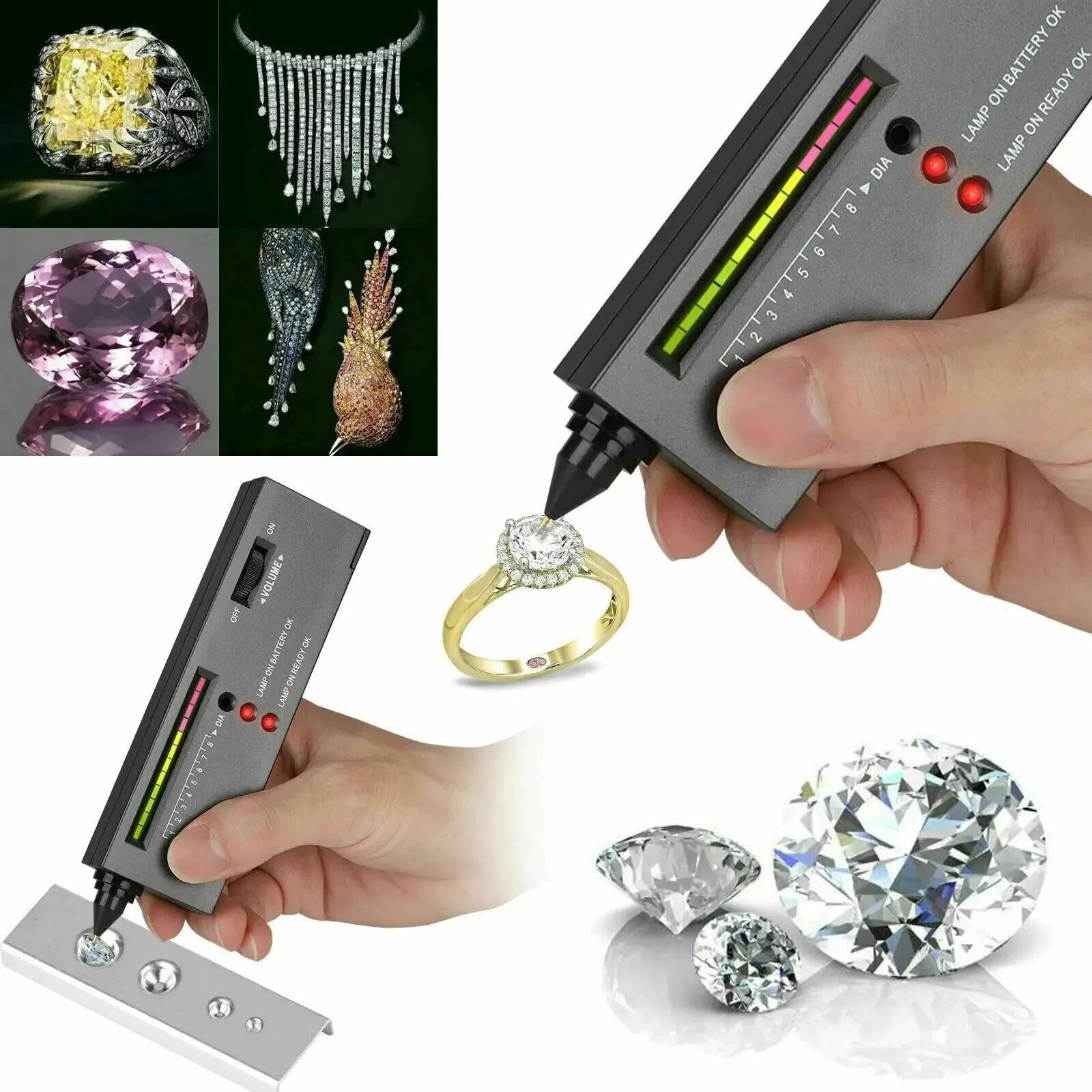 Professional High Accuracy Diamond Tester Pen