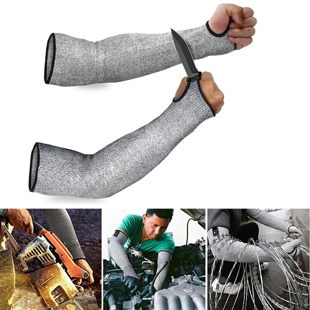 Level  Cut-Resistant Arm Sleeves – Puncture-Proof & Breathable Safety Gloves for Household Protection