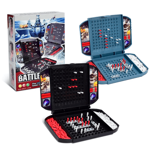 Classic Battleship Board Game – Two Player Naval Combat Strategy Game for Kids