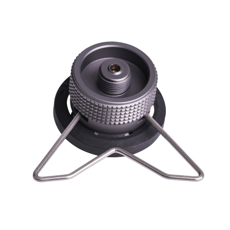 Portable Gas Tank Converter Adapter for Camping & Hiking Butane Tank with Bracket