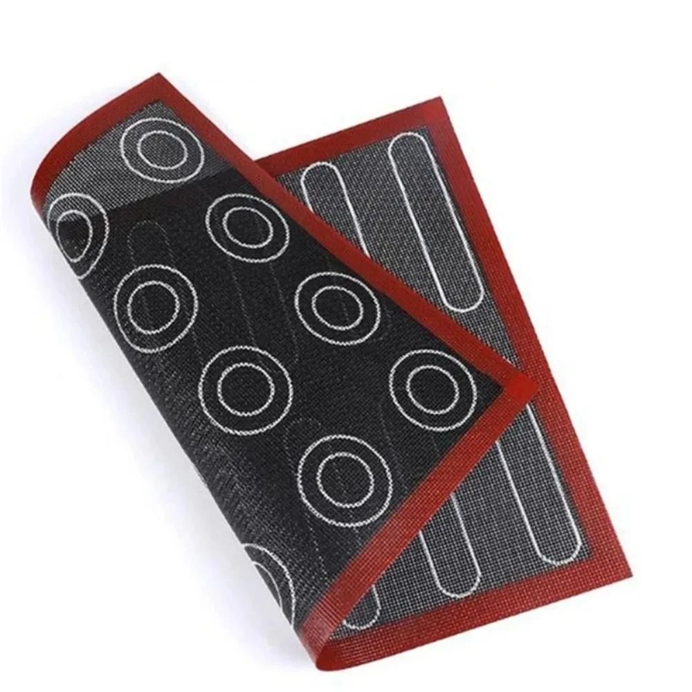 Silicone Baking Mat with Dual Sided Macaron Puff Mold