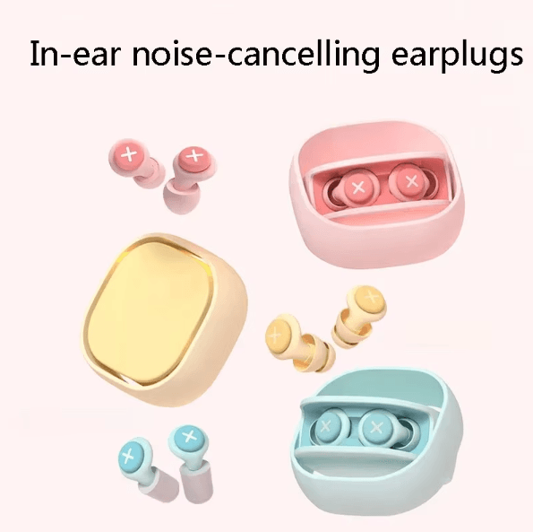 SilentEase Soft Silicone Sleep Earplugs for Noise Reduction & Comfort