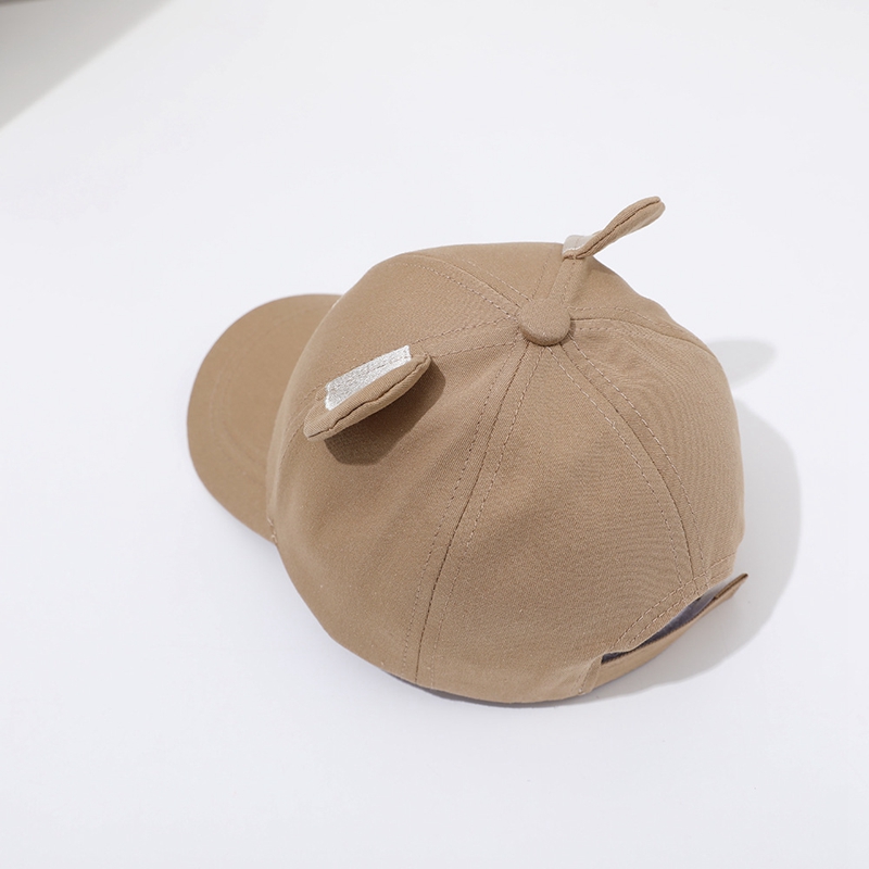 Toddler Kids Sun Hat with 3D Bunny Ears, Cute Adjustable Baseball Cap, Summer Spring Fall Outdoor Play Hat for Boys Girl