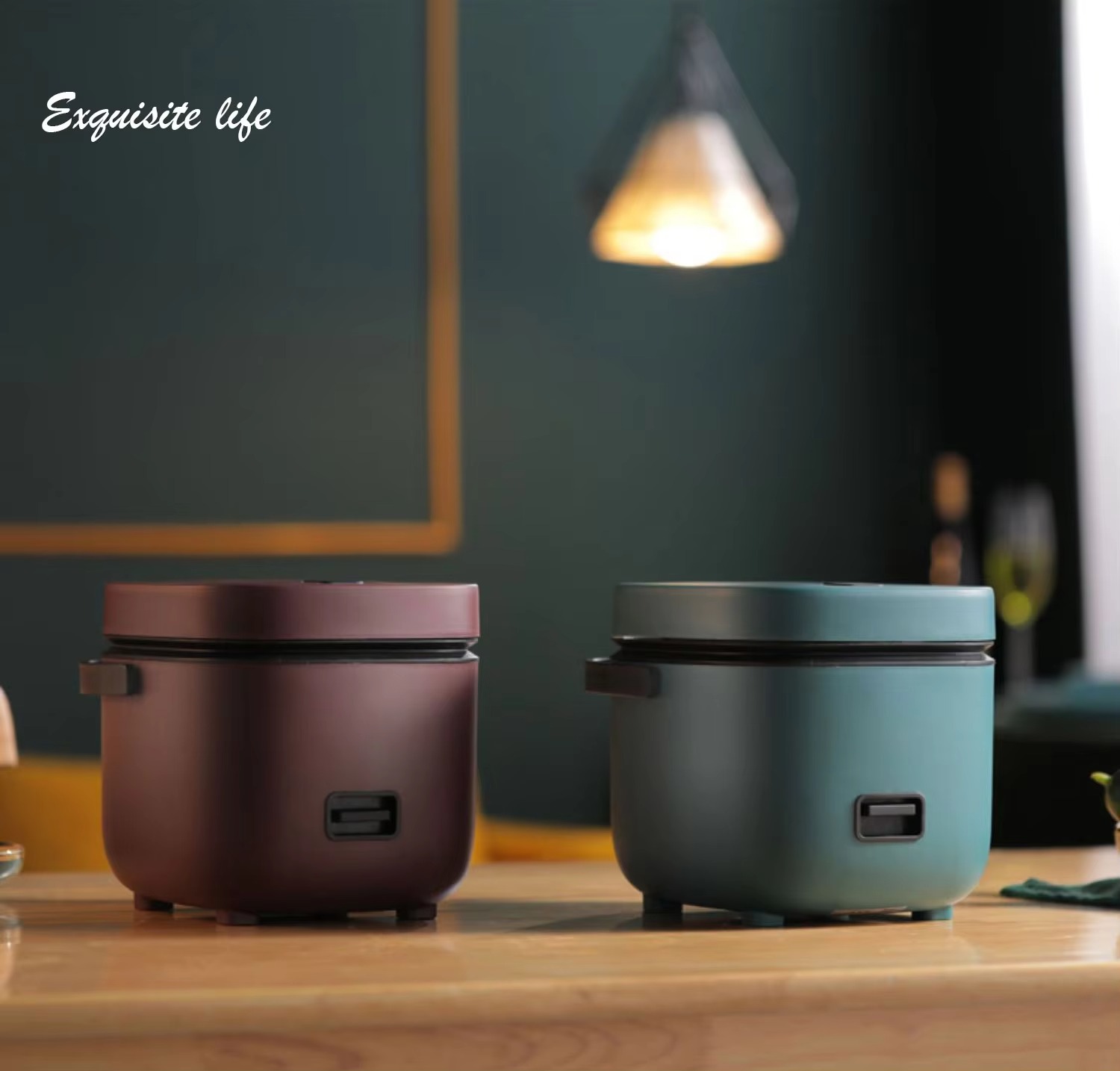 Automatic Household Mini Rice Cooker, Small Food Warmer Steamer, Electric Cooking Machine