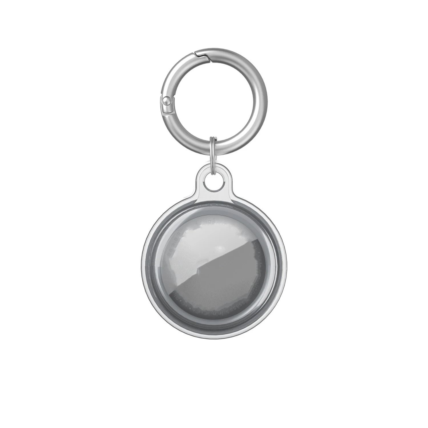 Waterproof AirTag Case Transparent TPU Cover with Keychain for Pets and Keys