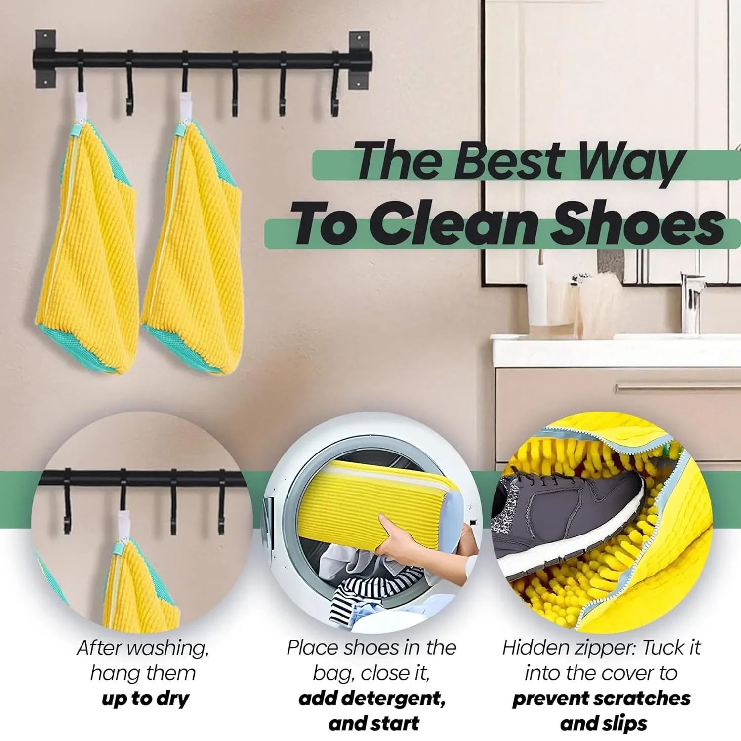 Professional Sneaker Cleaning Laundry Bag
