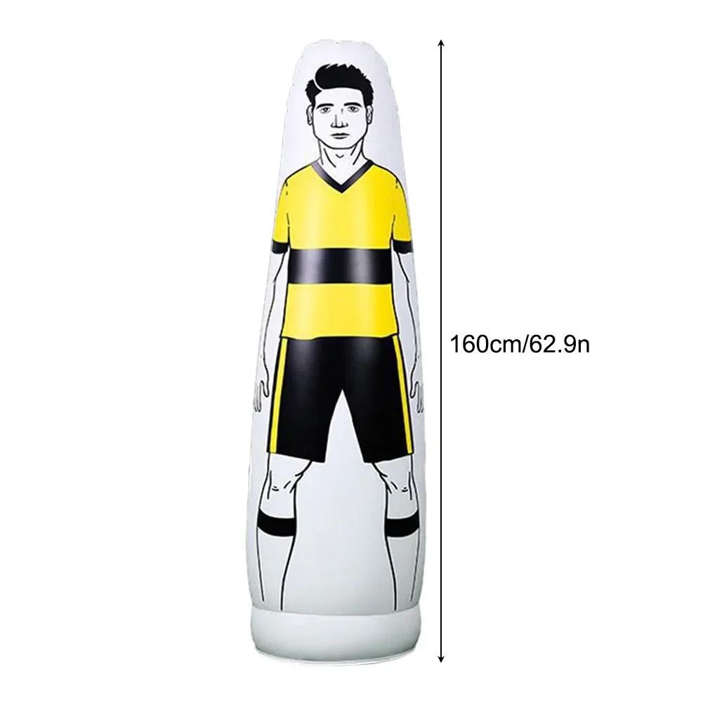 Inflatable Soccer Training Mannequin Free Kick Practice Dummy 160cm