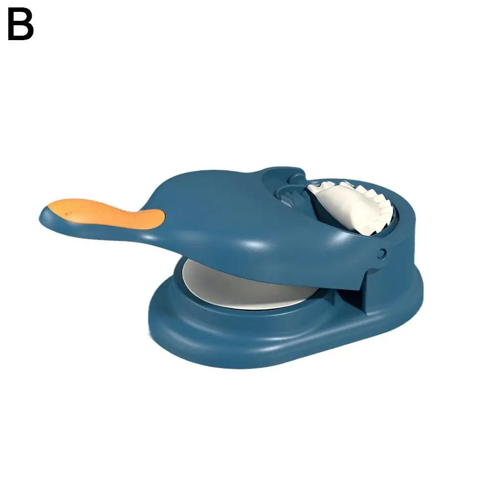 2-in-1 dumpling maker Press & dumpling wrapper maker Tool, Food-Grade Plastic, Fast Fold-and-Seal Mold