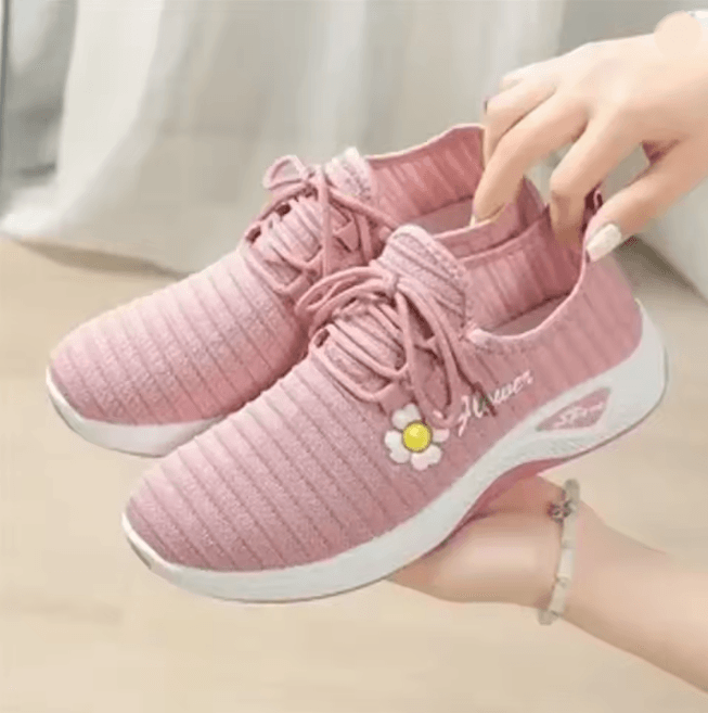 Womens Breathable Running Shoes Lightweight Soft Sole Casual Sneakers