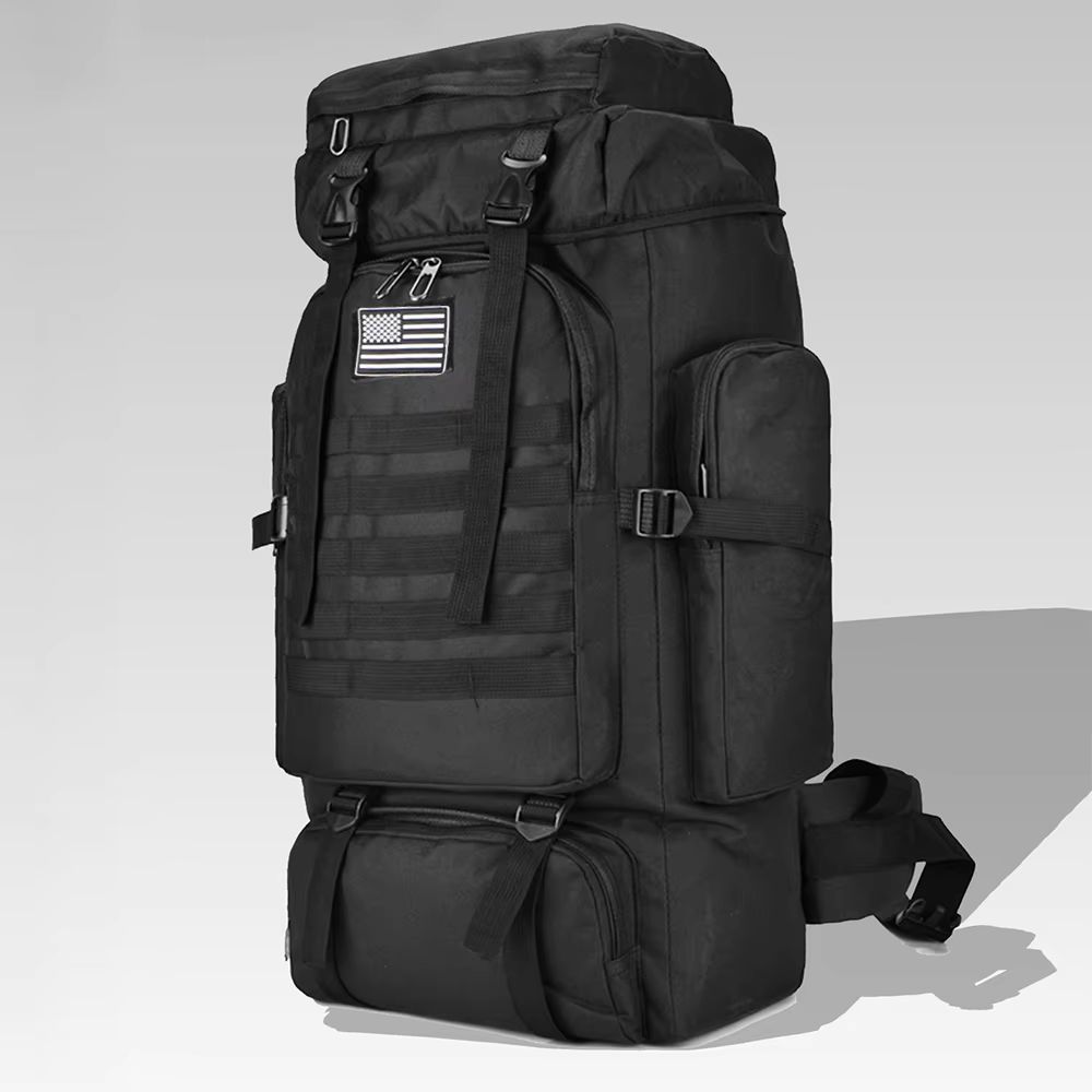 80L 100L mountaineering backpack Tactical Large Capacity Rucksack for Hiking, Camping, and Travel