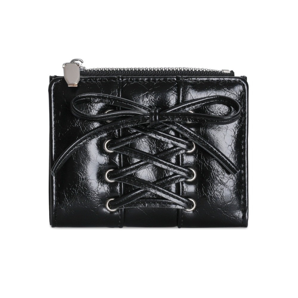 PU Leather Coin Pouch, Casual Clutch Bag, Girl Wallets, Folding Card Holder