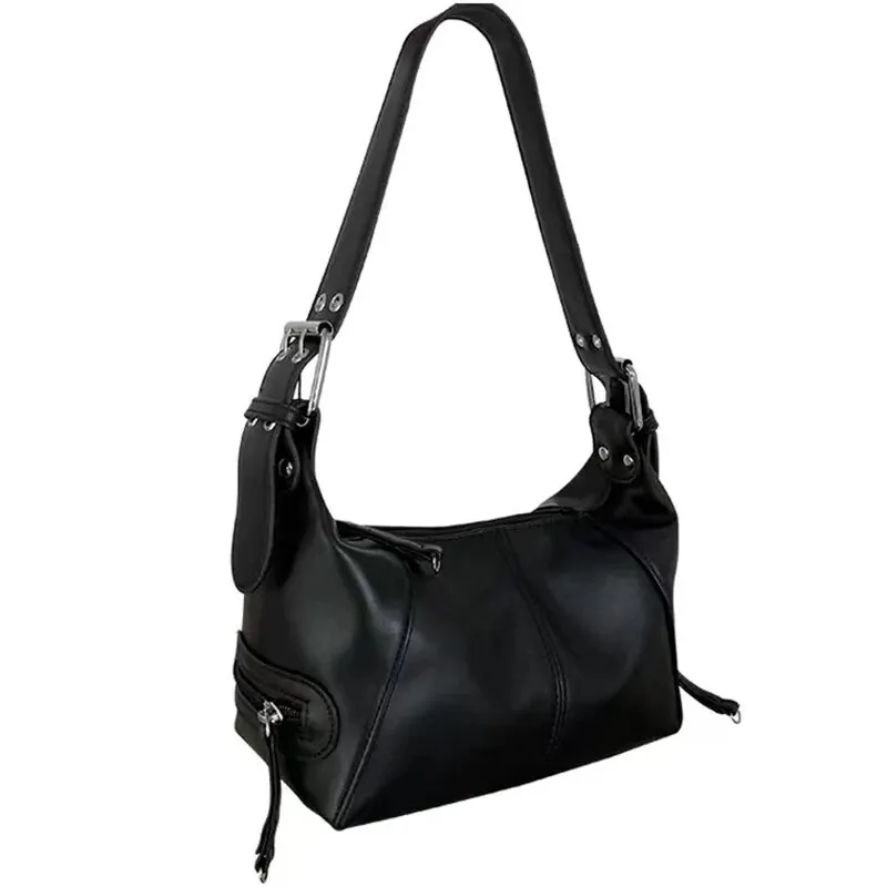 Retro Leather Zipper Handbag, New Women Armpit Shoulder Bag
