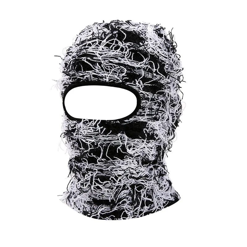 Distressed Knitted Tactical Balaclava & Ski Mask
