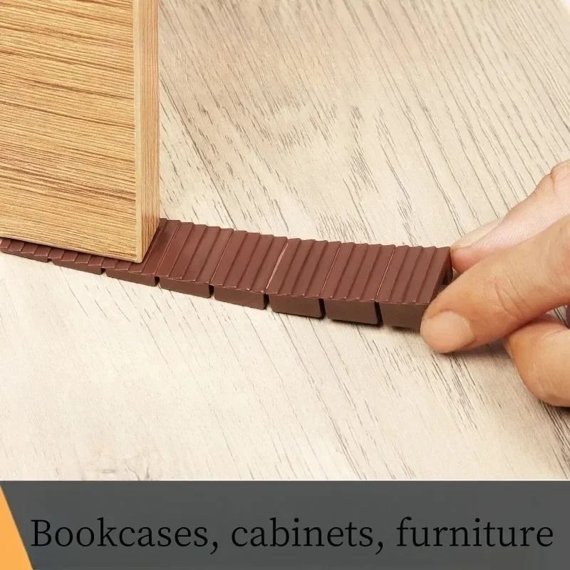 Flexible Plastic Shims Wedges Furniture Leveling Pads Set