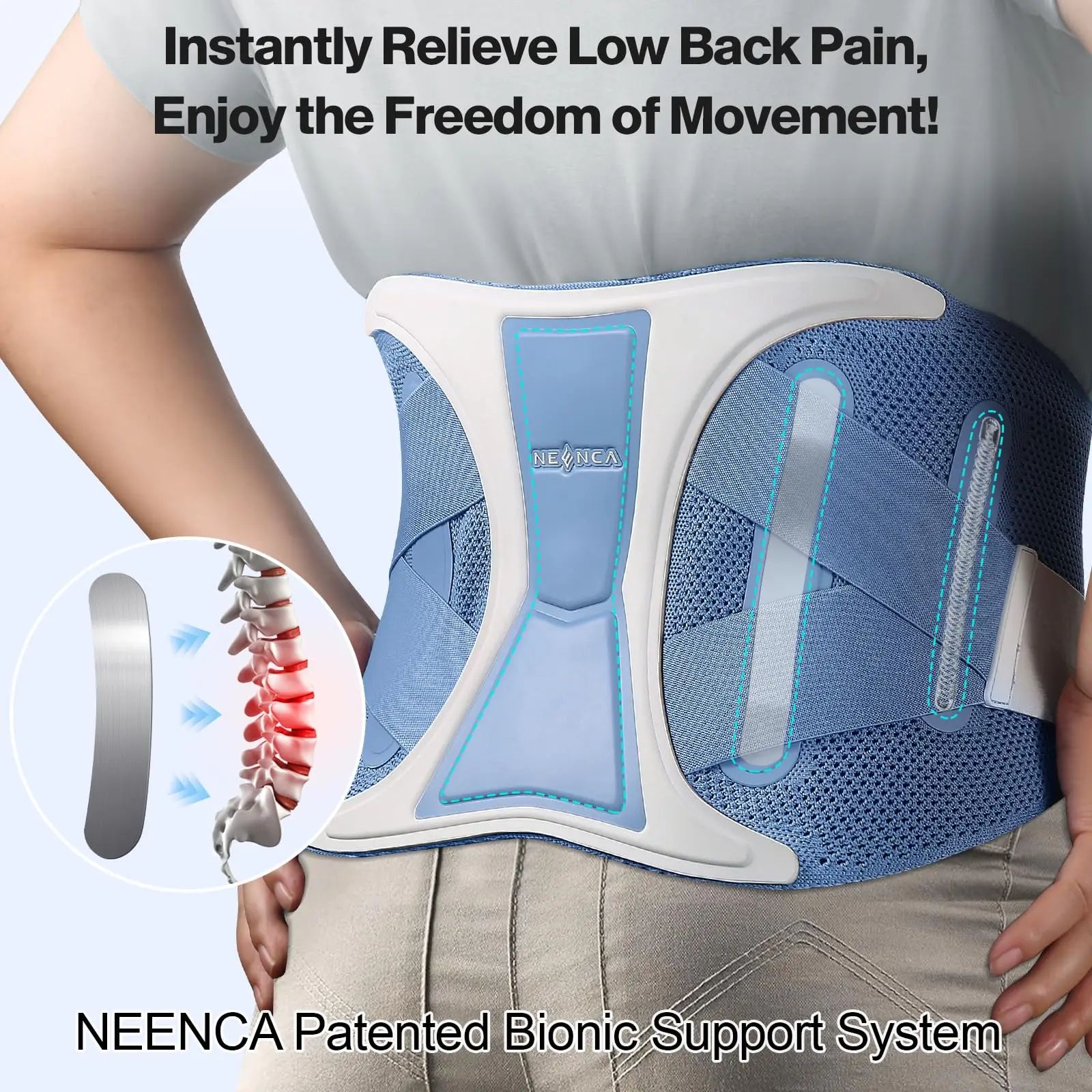 Adjustable Lumbar Back Support Brace