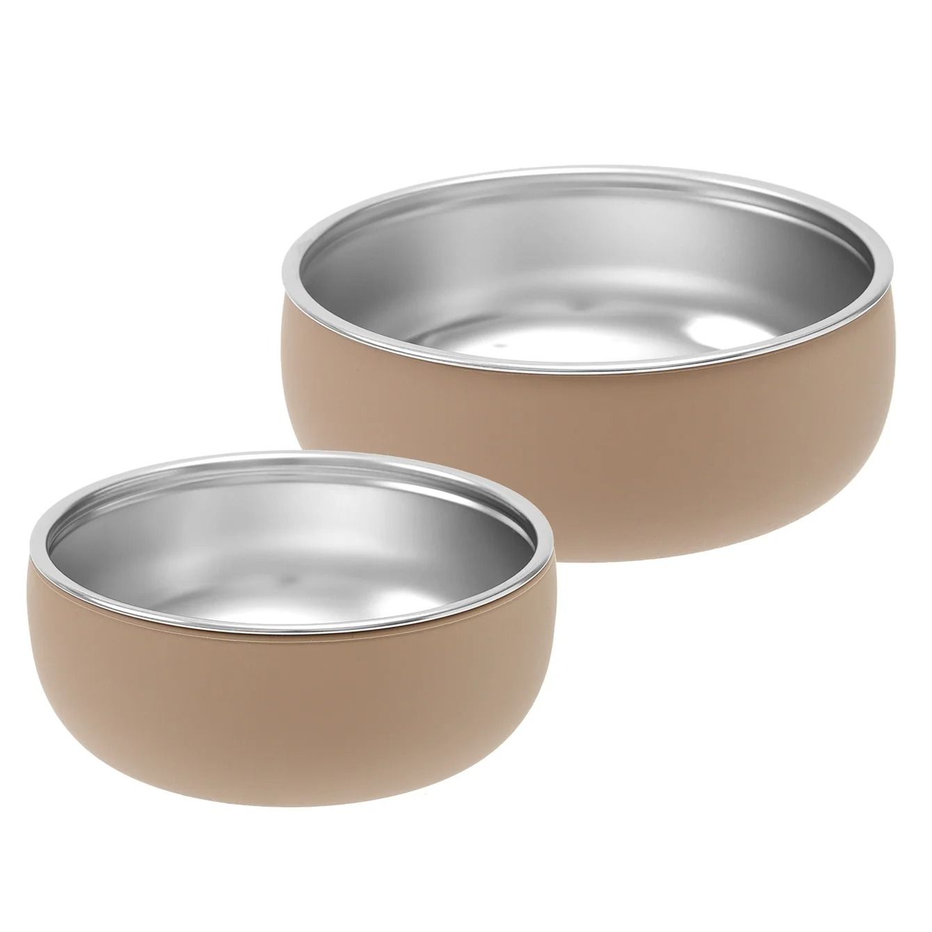 Double Layer Stainless Steel Pediatric Feeding Bowl Set